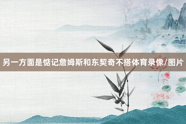 另一方面是惦记詹姆斯和东契奇不搭体育录像/图片