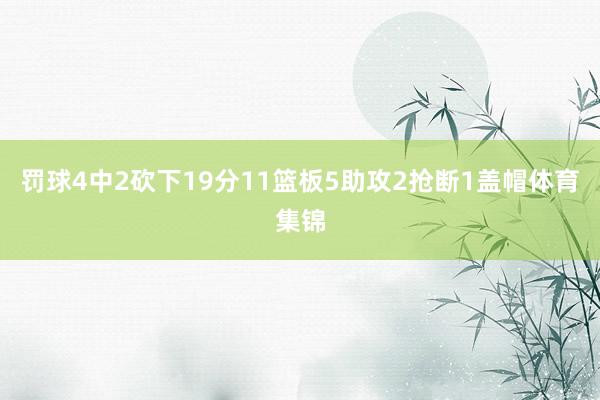 罚球4中2砍下19分11篮板5助攻2抢断1盖帽体育集锦