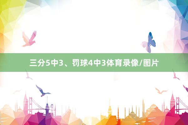 三分5中3、罚球4中3体育录像/图片
