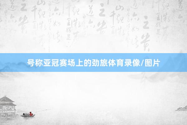 号称亚冠赛场上的劲旅体育录像/图片