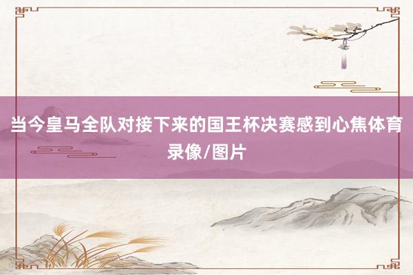 当今皇马全队对接下来的国王杯决赛感到心焦体育录像/图片