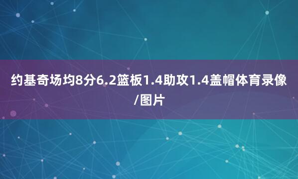 约基奇场均8分6.2篮板1.4助攻1.4盖帽体育录像/图片