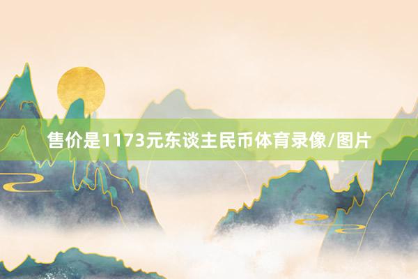 售价是1173元东谈主民币体育录像/图片