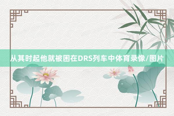 从其时起他就被困在DRS列车中体育录像/图片