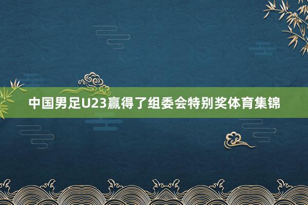 中国男足U23赢得了组委会特别奖体育集锦