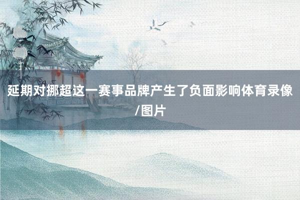 延期对挪超这一赛事品牌产生了负面影响体育录像/图片