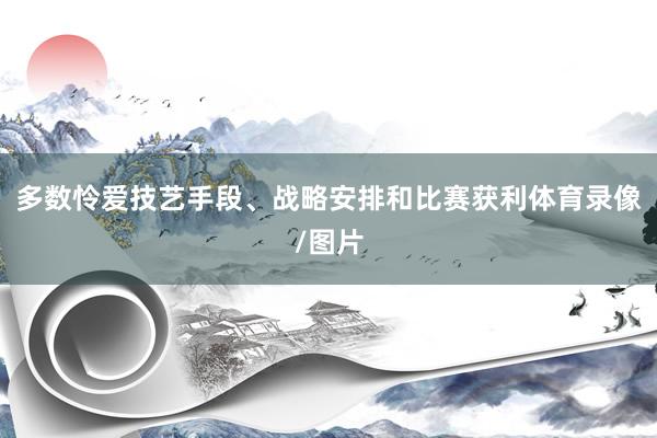多数怜爱技艺手段、战略安排和比赛获利体育录像/图片