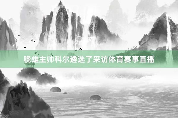 骁雄主帅科尔遴选了采访体育赛事直播